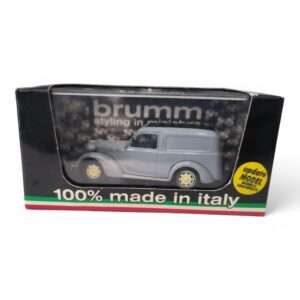 Brumm R177-02 FIAT 1100E FURGONE 1947 GRIGIO 1/43 Die-cast Modellino Scatola Rovinata