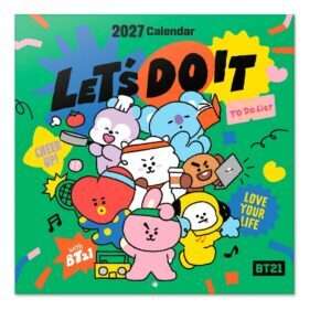 BT21 Wall Calendar 2027 30 X 30 Cm Grupo Erik