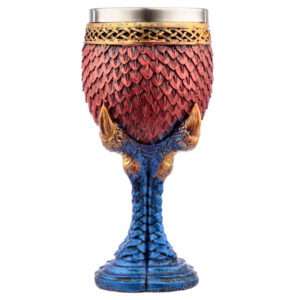 Calice Decorativo Artiglio e Scaglie di Drago 17 Cm