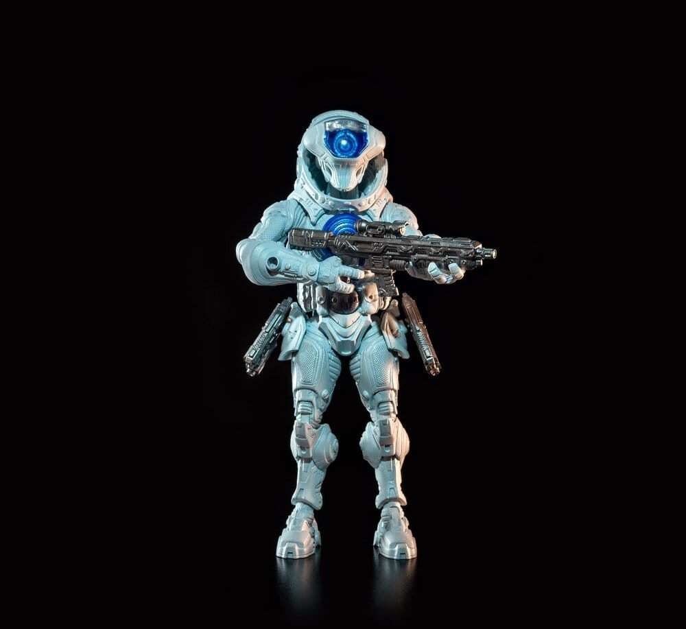 Cosmic Legions Actionfigur T.U.5.C.C. Science Officer Legion Builder Four Horsemen Toy Design