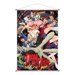 Dandadan Wallscroll Okarun & Friends 60 X 90 Cm Sakami Merchandise