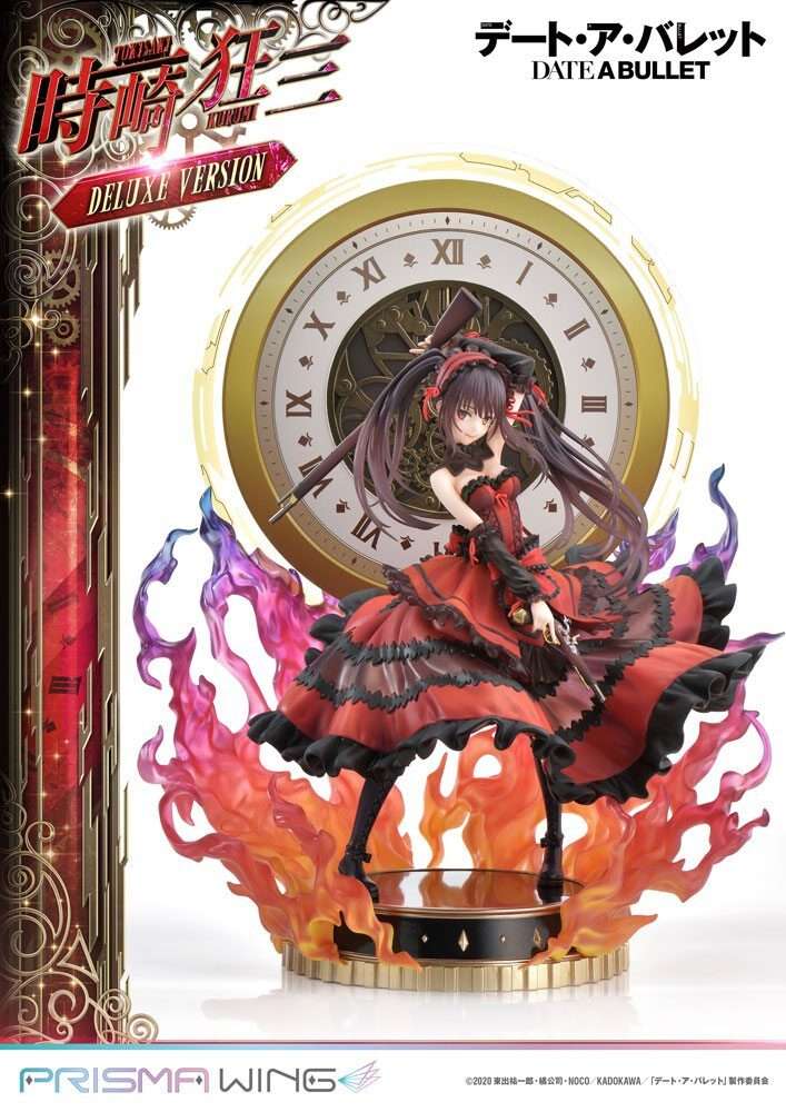 Date A Live Fragment: Date A Bullet Prisma Wing Pvc Statua 1/7 Kurumi Tokisaki Deluxe Version 37 Cm Prime 1 Studio