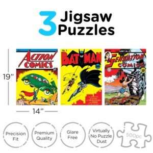 Dc Comics Covers 500 Pezzi Puzzle Set (3) Puzzle Aquarius Ent