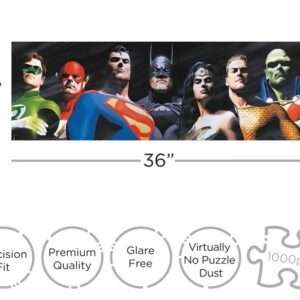 Dc Justice League 1000 Pezzi Slim Puzzle Puzzle Aquarius Ent