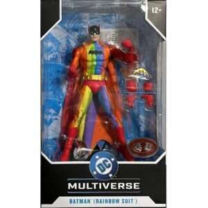 Dc Multiverse Action Figura Arcobaleno Batman (Chase) 18 Cm - Mcfarlane Toys