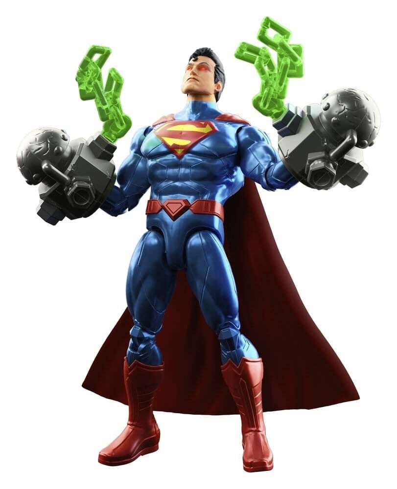 DC Premier Action Figure With Sound & Light Heat Vision Superman 16 Cm Mattel
