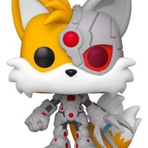 Dc X Sonic The Hedgehog Pop! Heroes Vinile Figura Tails As Cyborg 9 Cm Funko