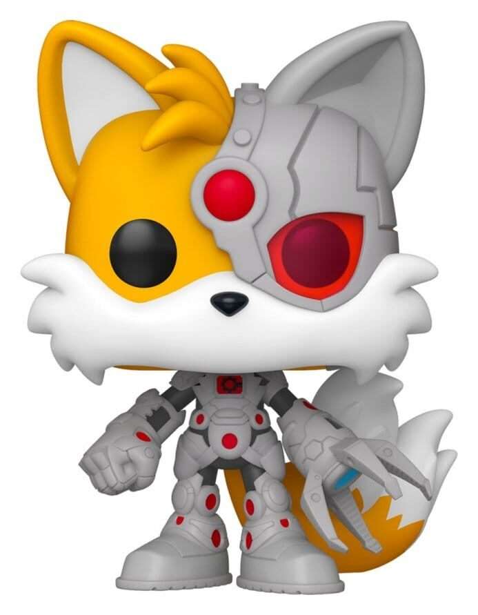 Dc X Sonic The Hedgehog Pop! Heroes Vinile Figura Tails As Cyborg 9 Cm Funko