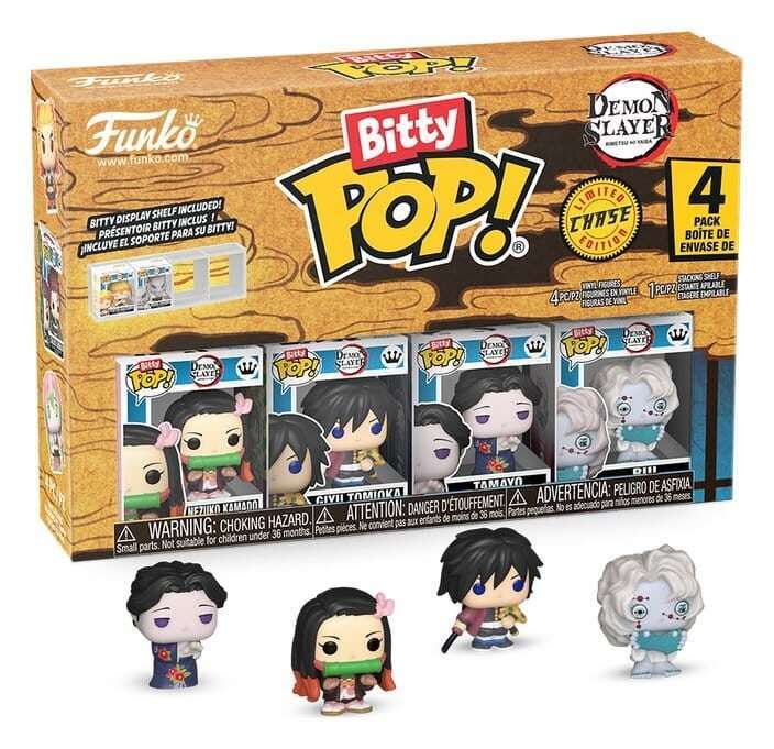 Demon Slayer: Kimetsu No Yaiba Bitty Pop! Vinile Figura 4-pack Nezuko 2,5 Cm Funko