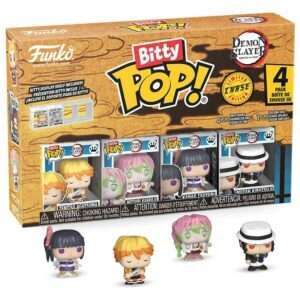 Demon Slayer: Kimetsu No Yaiba Bitty Pop! Vinile Figura 4-pack Zenitsu 2,5 Cm Funko