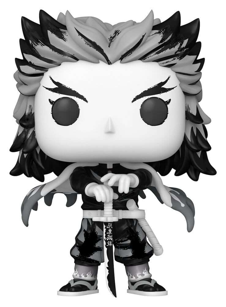 Demon Slayer: Kimetsu No Yaiba Pop! Animation Vinile Figures Rengoku(sumi-ink) 9 Cm Funko