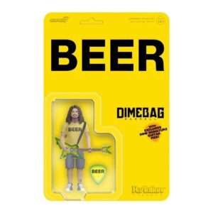 DIMEBAG DARRELL BEER SHIRT REACTION FIGURE Action Figure SUPER 7