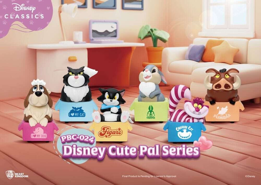 Disney Pull Back Cars Blind Box Cute Pal 5 Cm Beast Kingdom Toys