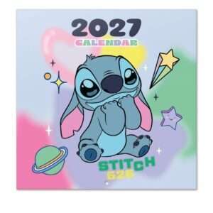 Disney Stitch 2027 Wall Calendar 30 X 30 Cm Grupo Erik