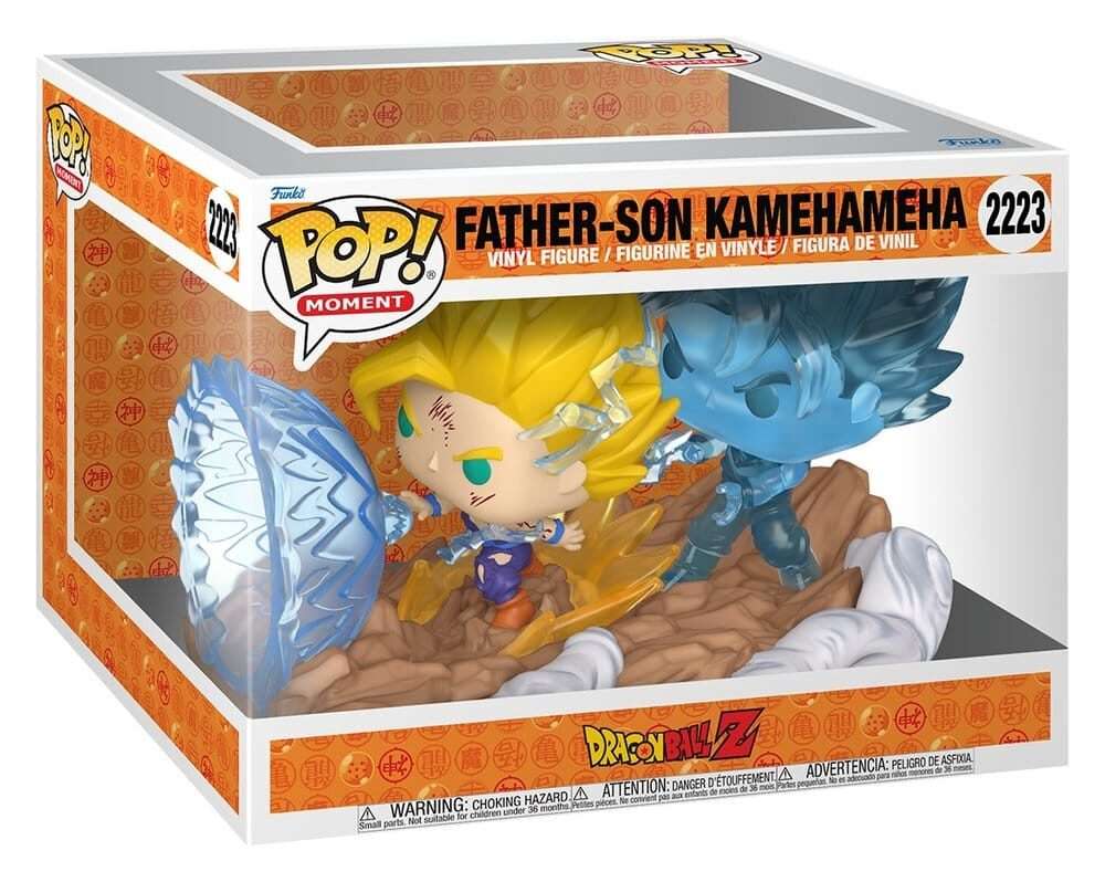 Dragon Ball Z Pop Moments: Padre e Figlio Kamehameha - Dragon Ball Z 9 Cm - Funko