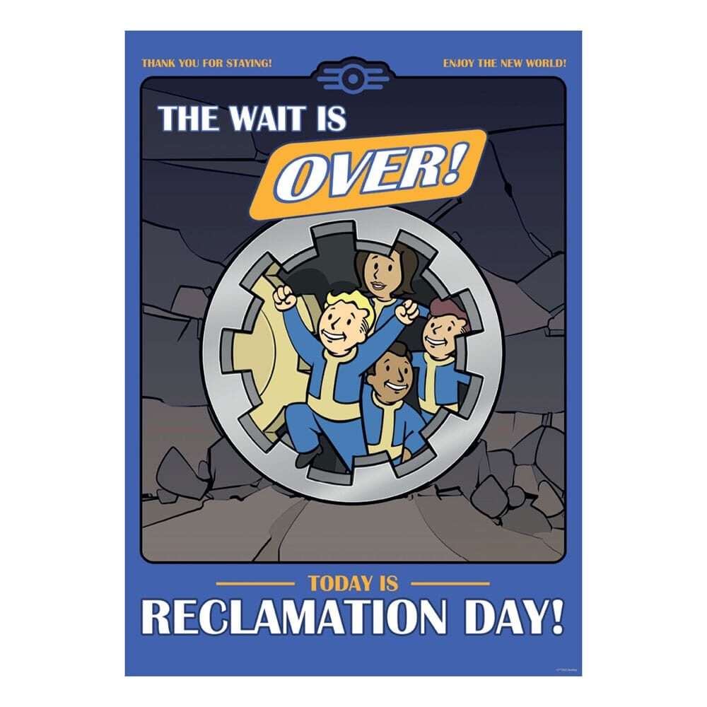 Fallout Art Print Reclamation Day Edizione Limitata 42 X 30 Cm Fanattik