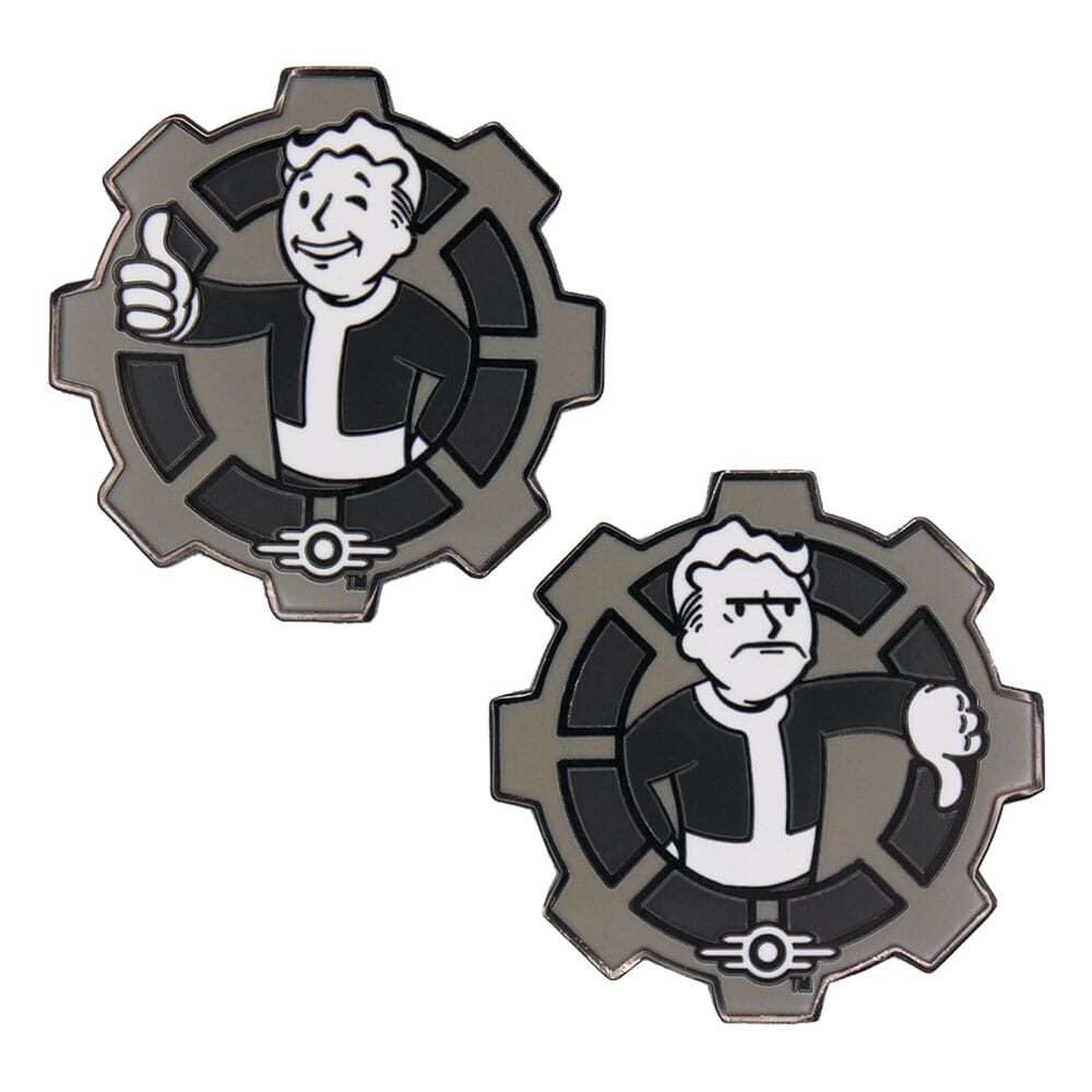Fallout Collectable Coin Decision Black & White Edizione Limitata Fanattik