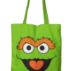 FAN Shopping Bag Oscar The Grouch Face Karactermania