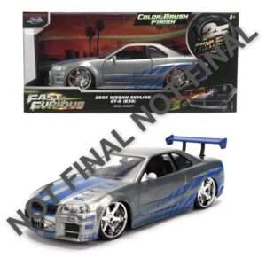 Fast & Furious Diecast Vehicle 1:24 Anniversary Nissan Skyline 19 Cm Jada Toys