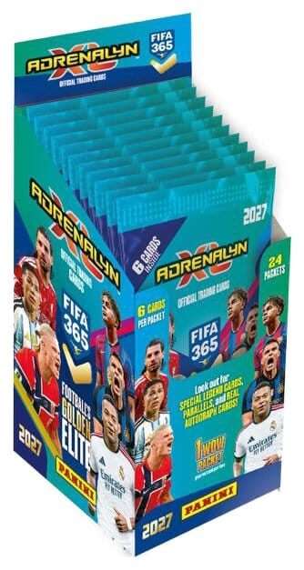 FIFA 365 Adrenalyn XL 2027 Trading Cards Flow Pack Panini