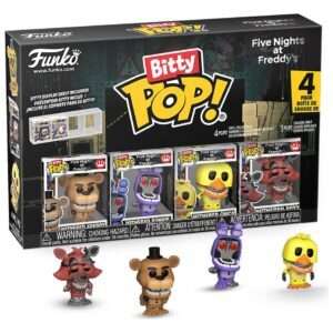 Five Nights At Freddy's Bitty Pop! Vinile Figura 4-pack Series 6 2,5 Cm Funko