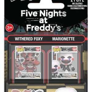 Five Nights At Freddy's Bitty POP! Vinyl Figure 2-Pack Withered Foxy & Marionette 2 Cm Funko