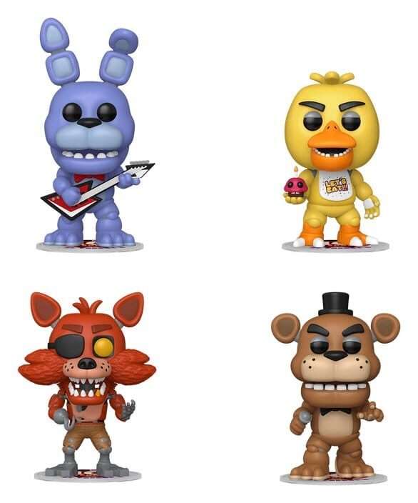 Five Nights At Freddy's POP! Vinyl Figures 4-Pack Bundle 9 Cm Funko