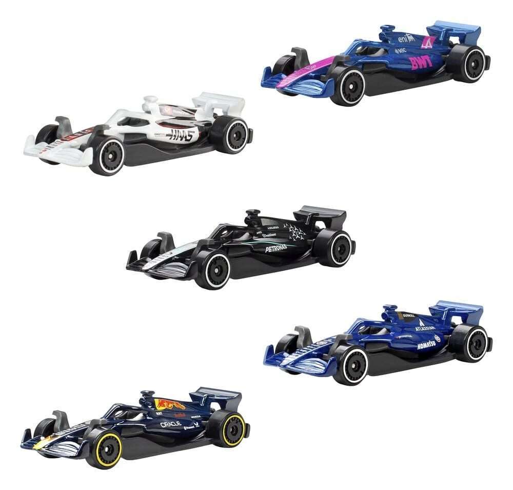 Formula 1 Hot Wheels Die-Cast Vehicle 5-Pack 1:64 2025 Mattel