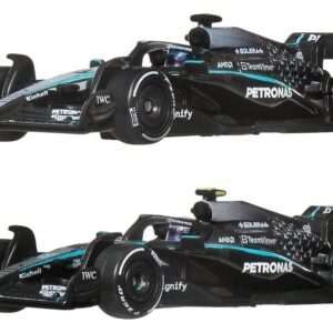 Formula 1 Hot Wheels Premium Die-Cast Vehicle 2-Pack 1:64 Team Mercedes-AMG PETRONAS Mattel