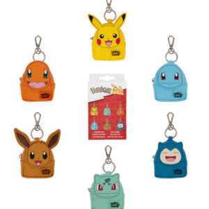 FUNKO LOUNGEFLY PORTACHIAVI MINI ZAINO POKEMON 6 PACK POKEMON - FUNKO