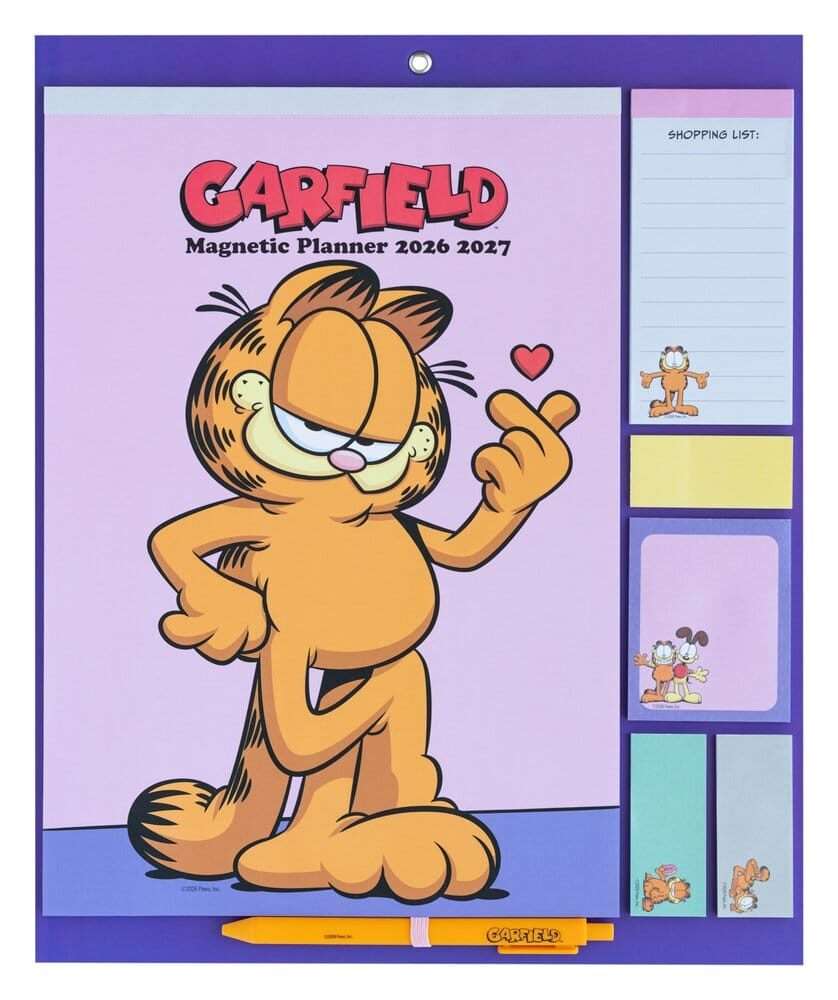Garfield Magnetic Planner 2026/27 30 X 35 Cm Grupo Erik