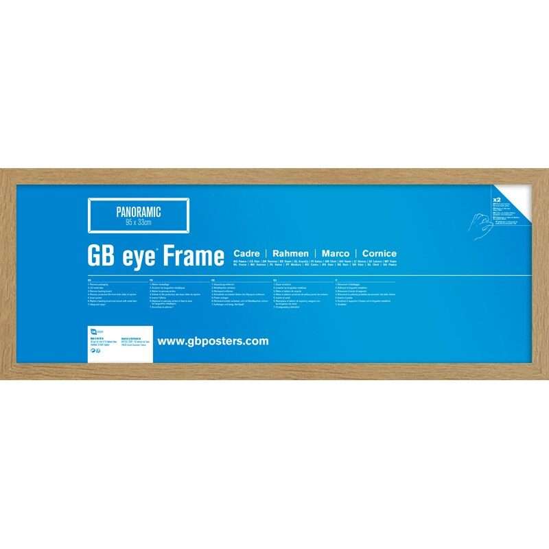 Cornice in MDF Effetto Rovere - 33 x 95 cm - Gb Eye