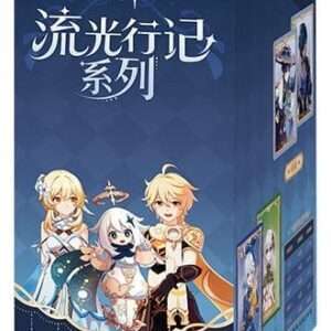 Genshin Impact Trading Carte Gioco Journey Of Light Blind Box Display (18) *chinese Version* Mihoyo