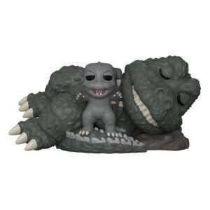 Godzilla Super Sized Pop! Movies Vinile Figura Sleeping Godzilla Con Minilla 15 Cm Funko