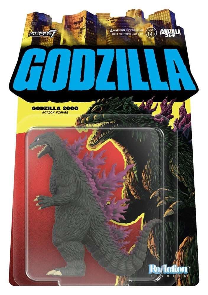 Godzilla Toho Reaction Action Figura Godzilla 2000 10 Cm Super7