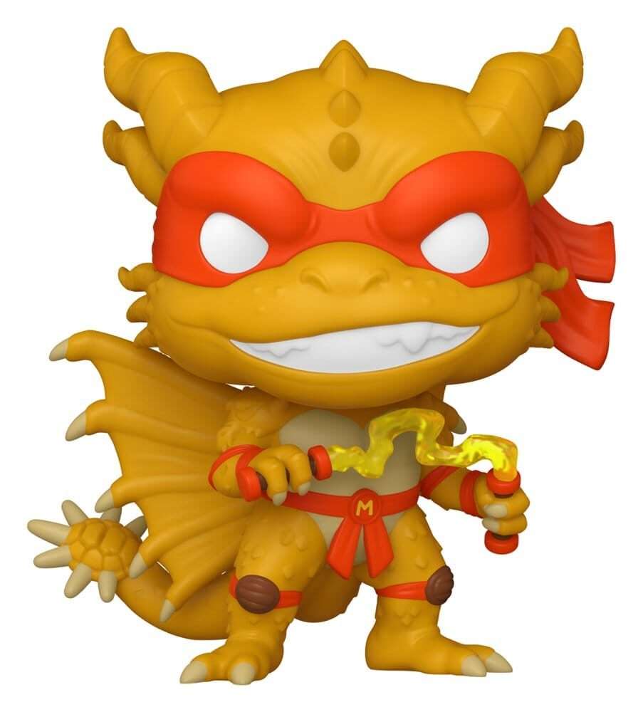 Godzilla X Turtles Pop! Animation Vinile Figura Michelangelo X Ghidorah 9 Cm Funko