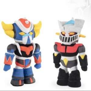 Grendizer & Mazinger Z Peluche Toys Set (2) Peluches Barrado