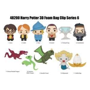 Harry Potter 3d Pvc Bag Clips Series 6 Con Figura Int.