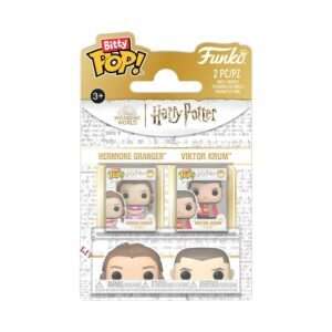 Harry Potter Bitty Pop! Vinile Figura 2-pack Hermione & Krum 2,5 Cm Funko