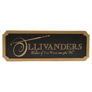 Harry Potter Ollivanders sign Widdop & Co