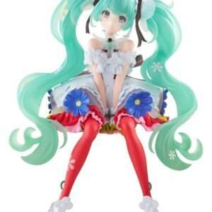 Hatsune Miku Noodle Stopper Pvc Statua Hatsune Miku Japan Live Tour 2025 Blooming 14 Cm Furyu