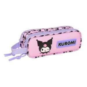 Hello Kitty Kuromi double pencil case Safta