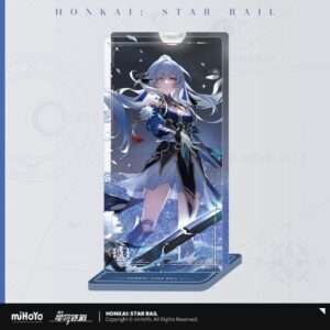 Honkai: Star Rail Light Cone Stampa In Acrilico Ornament Con Glitter: Jingliu I Shall Be My Own Sowrd 15 Cm Mihoyo