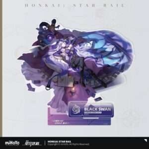 Honkai: Star Rail Path Of The Nihility Series Stampa In Acrilico Figura Black Swan 19 Cm Mihoyo
