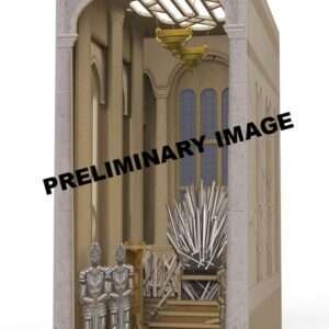 House Of The Dragon Tiny Adventures Book Nook Mini Diorama Iron Throne 23 Cm Revell