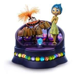 Inside Out 2 Deluxe Art Scale Statua 1/10 Joy E Anxiety 26 Cm Iron Studios