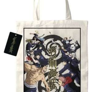 Jujutsu Kaisen Tote Bag Tokyo Vs. Kyoto 40 X 35 Cm Halantex
