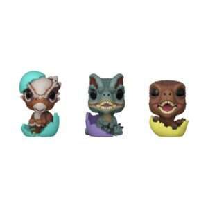Jurassic Park Pocket Pop! Vinile Figura Easter Uova 3-pack Dinos 4 Cm Funko