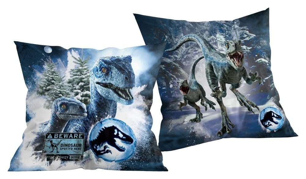 Jurassic World Pillow Jurrasic World Blue 40 X 40 Cm Halantex