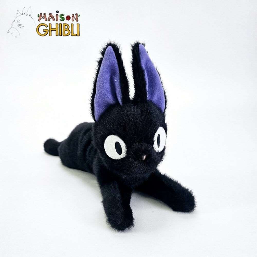 Kiki's Delivery Service Funwari Plush Figure Jiji Laying S 38 Cm Sun Arrow